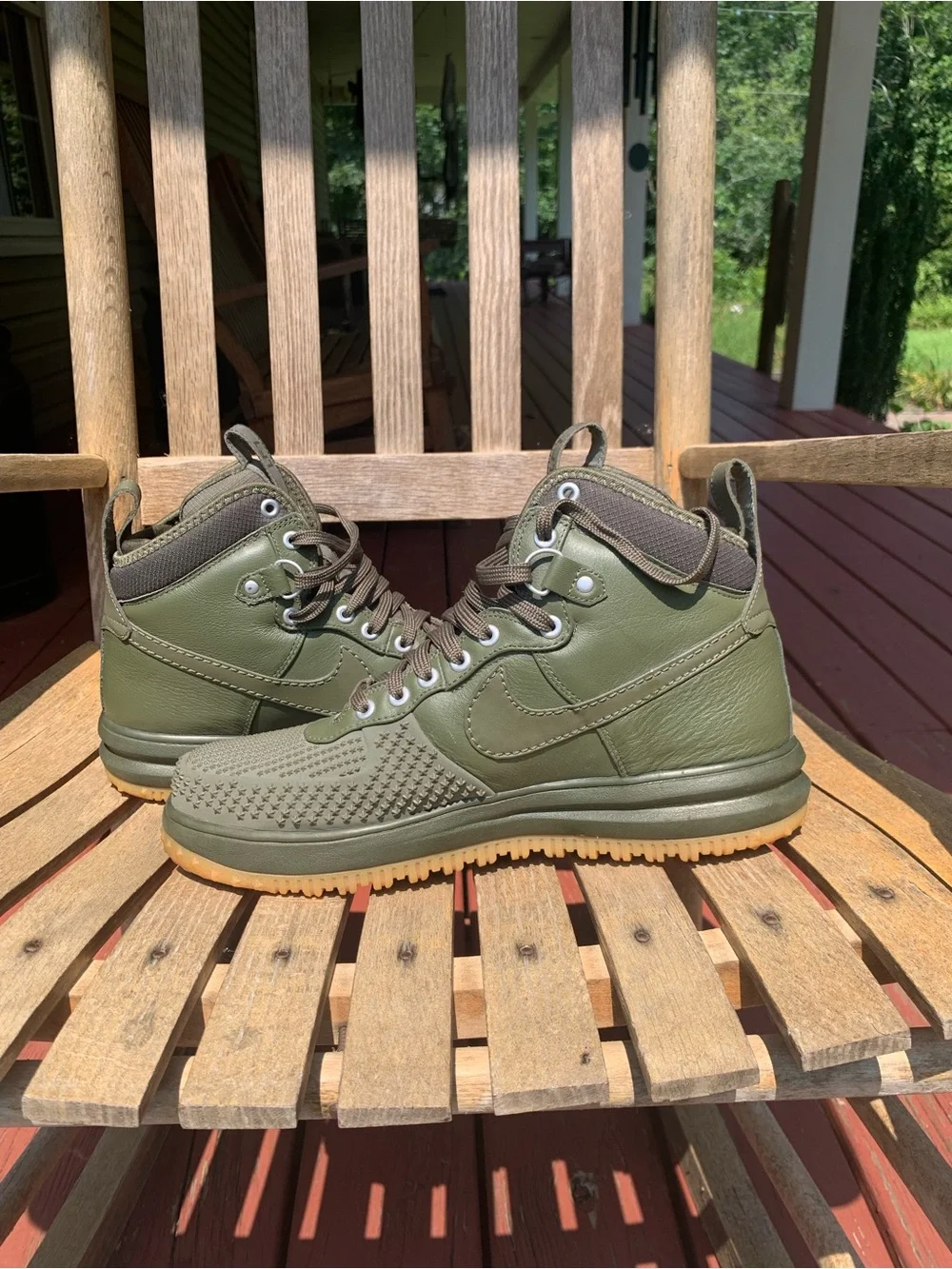 Nike Lunar Force 1 Medium Olive Duckboot  Nike 805899-201